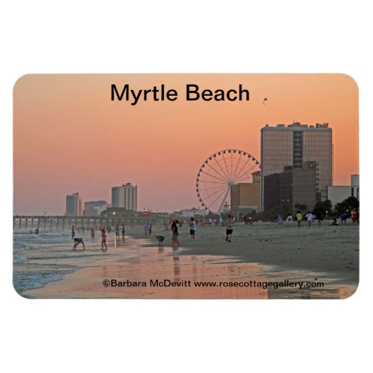 Flexible Myrtle Beach Flexi Magnet (Horizontal)
