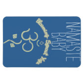 Flexible Namaste Baby Car Magnet (Horizontal)