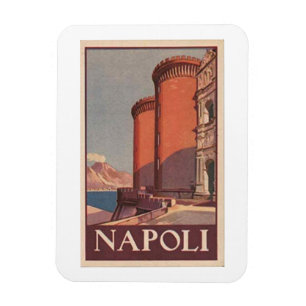 Flexible Naples Italie Magnet d'affiche Vintage voyage