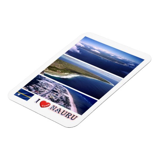 Flexible Nauru - I Love - Magnet (Côté Gauche)
