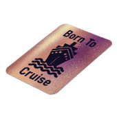 Flexible Né À Cruise Rose Gold Cabine Porte Marker Magnet (Côté Gauche)