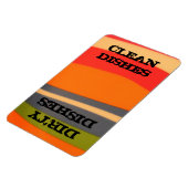 Flexible Nettoyage/Plats multicolores Magnet (Côté Gauche)