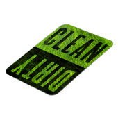 Flexible Nettoyer | Magnet de lave-vaisselle de style Grass (Côté Gauche)