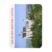 Flexible Neuschwanstein Castle fridge magnet (Vertical)