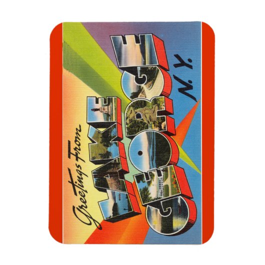 Flexible New York, Lake George Magnet (Vertical)