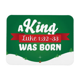 Flexible Noël religieux un Roi Born Christian Magnet