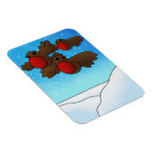 Flexible Noël Robin Birds Magnet (Côté Droit)