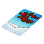 Flexible Noël Robin Birds Magnet (Côté Gauche)
