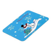Flexible Noël Snowman Holiday Flex Magnet (Côté Gauche)