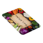 Flexible Nom personnalisé Veggie Cuisine Magnet (Côté Droit)