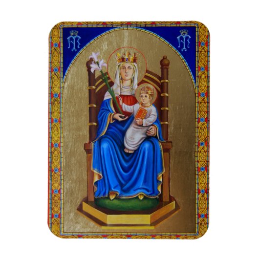 Flexible Notre-Dame de Walsingham Icon Magnet (Vertical)