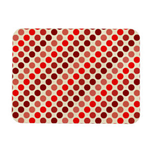 Flexible Nuances de Pois rouges par Shirley Taylor Magnet