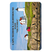 Flexible Nubble Light, Cape Neddick Maine Flexi Magnet (Vertical)