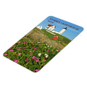 Flexible Nubble Lighthouse, Cape Neddick Maine Flexi Magnet (Côté Gauche)