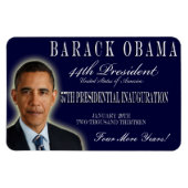 Flexible Obama 2013 Inauguration Magnet commémoratif (Horizontal)