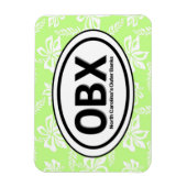 Flexible OBX Banques extérieures NC Magnet vert (Vertical)