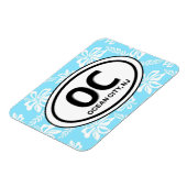 Flexible OC Ocean City NJ Blue Magnet (Côté Gauche)