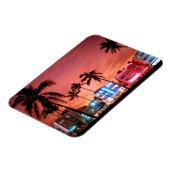 Flexible Ocean Drive Miami Beach Skyline Magnet (Côté Gauche)