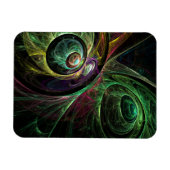 Flexible Oeil aux yeux Abstrait Art Premium Magnet (Horizontal)