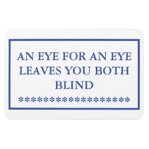 FLEXIBLE OEIL POUR UN OEIL FEUILLES VOUS DEUX MAGNET AVEUGL