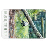 Flexible Oh Shoot, tu es mignon Magnet Panda (Horizontal)