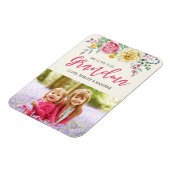 Flexible On t'aime grand-mère | Magnet photo (Côté Gauche)