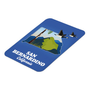 Flexible Orange County California Travel poster Magnet