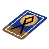 Flexible Othala Viking Rune Magnet - Accueil! (Côté Gauche)