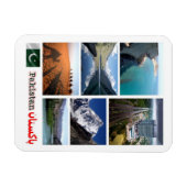 Flexible Pakistan - Mosaïque - Magnet (Horizontal)