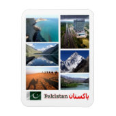 Flexible Pakistan - Mosaïque - Magnet (Vertical)
