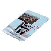 Flexible Panda Holiday Grossesse Faire-part Flexi Magnet (Côté Gauche)