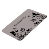 Flexible Papier ébène Floral Magnet Premium (Côté Gauche)