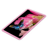 Flexible Papillon Avec Fleurs Magnet Photo (Côté Gauche)