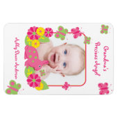 Flexible Papillon lapin Baby Magnet Modèle photo (Horizontal)