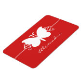 Flexible Papillon torsadé Magnet Premium, rouge (Côté Gauche)