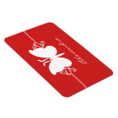 Flexible Papillon torsadé Magnet Premium, rouge (Côté Droit)