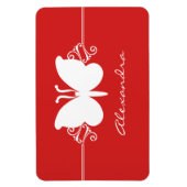 Flexible Papillon torsadé Magnet Premium, rouge (Vertical)