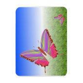 Flexible Papillons Abstraits Magnet Premium (Vertical)
