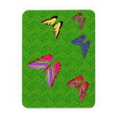 Flexible Papillons Abstraits Magnet Premium (Vertical)