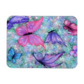 Flexible Papillons colorés Magnet (Horizontal)