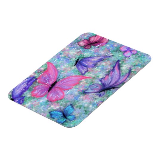 Flexible Papillons colorés Magnet (Côté Gauche)