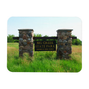 Flexible Parc d'état de Big Creek, Iowa Magnet