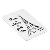 Flexible Paris est toujours une bonne idée - Magnet (Côté Droit)