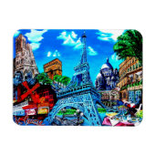 Flexible Paris Magnet Souvenir (Horizontal)