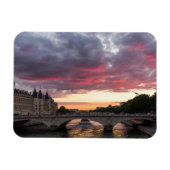 Flexible Paris Sunset Magnet (Horizontal)