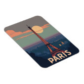 Flexible Paris Vintage Magnet Retro Tour Eiffel (Côté Droit)