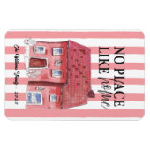 Flexible Pas d'endroit comme la maison - Wonky House Magnet (Horizontal)