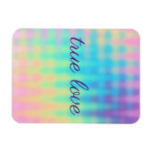 Flexible Pastel Rainbow Magnet Mariage (Horizontal)