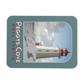 Flexible Peggy's Cove Deco Magnet (Horizontal)