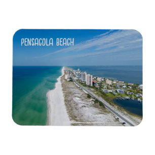 Flexible Pensacola Beach Floride Magnet